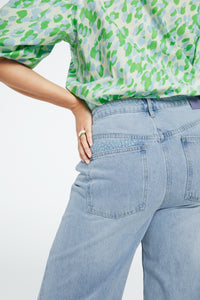 Bonnie Wide Leg | Light Wash