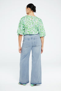 Bonnie Wide Leg | Light Wash
