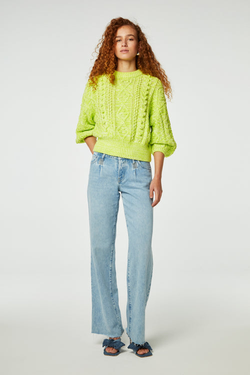Lucy Wide | Faded Light Blue