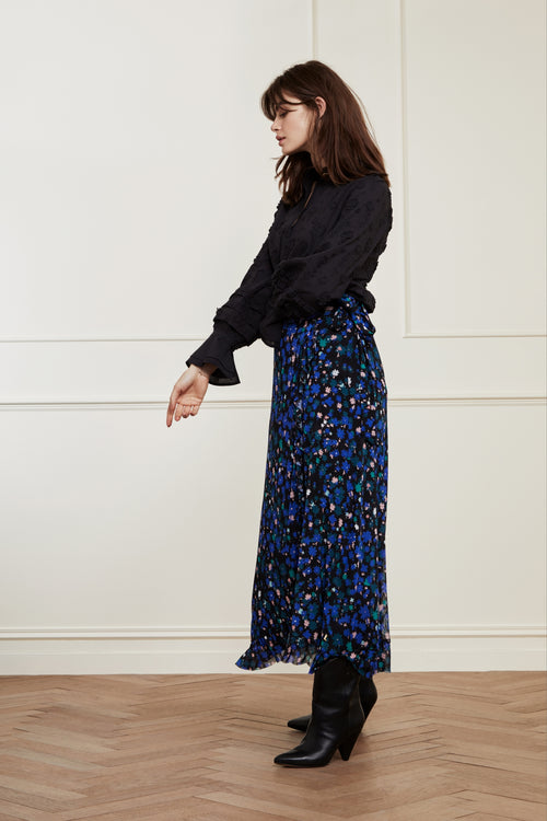 Bobo Frill Skirt | Black/Mint
