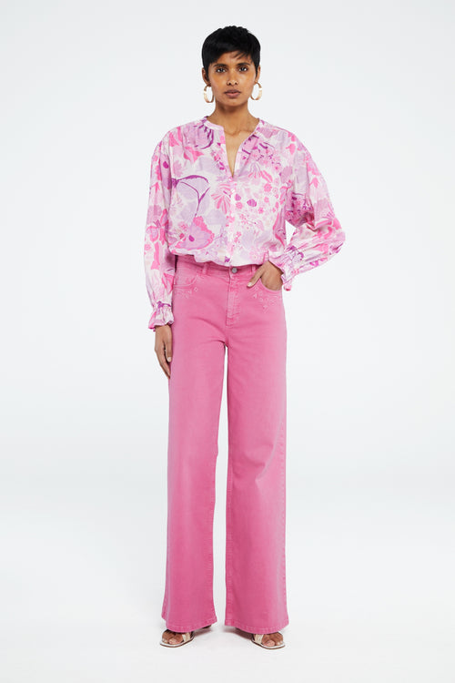 Eva Wide Leg | Slush Puppy Pink