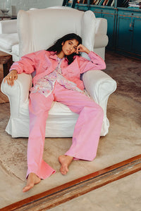 Eva Wide Leg | Slush Puppy Pink
