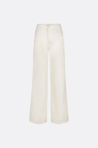 Eva Wide Leg | Cream White