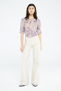 Eva Wide Leg | Cream White