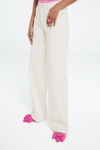Eva Wide Leg | Cream White