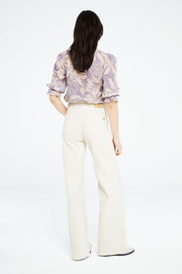 Eva Wide Leg | Cream White