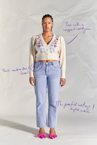 Lola Straight Leg | Light Wash