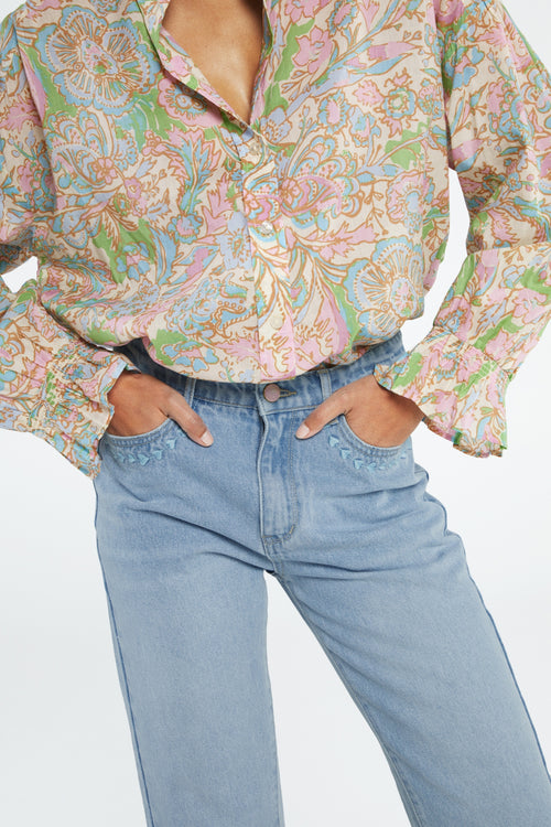 Lola Straight Leg | Light Wash