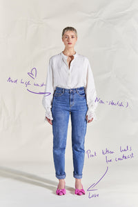 Lola straight leg | Medium Wash