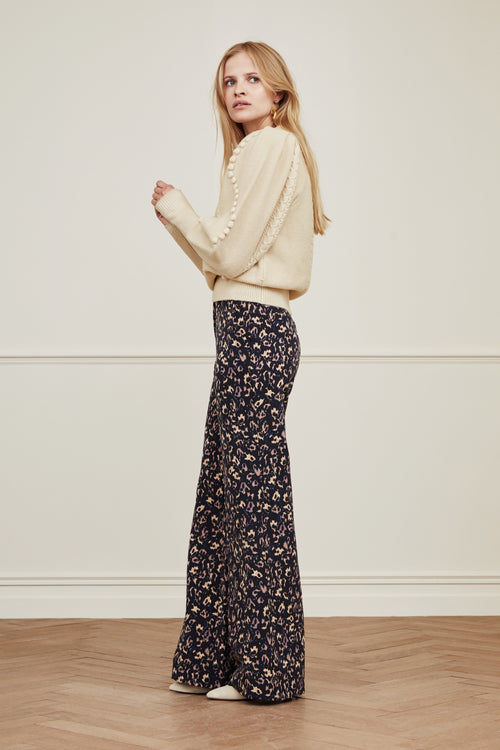 Puck Trousers | Black/Classy Camel