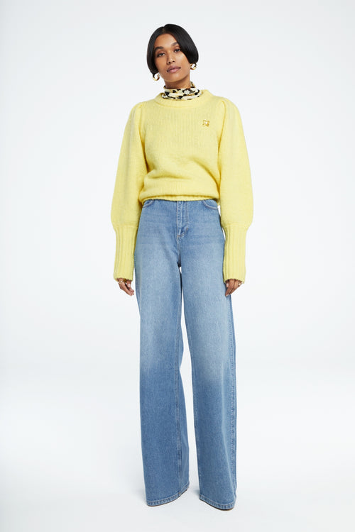 Thea Wide | Light Medium Wash