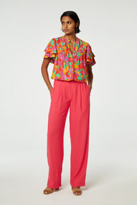 Bobbie Blouse | Mimosa/Tomato
