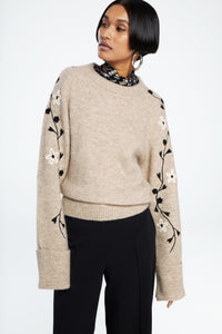 Bodil Pullover | Oatmeal Melange