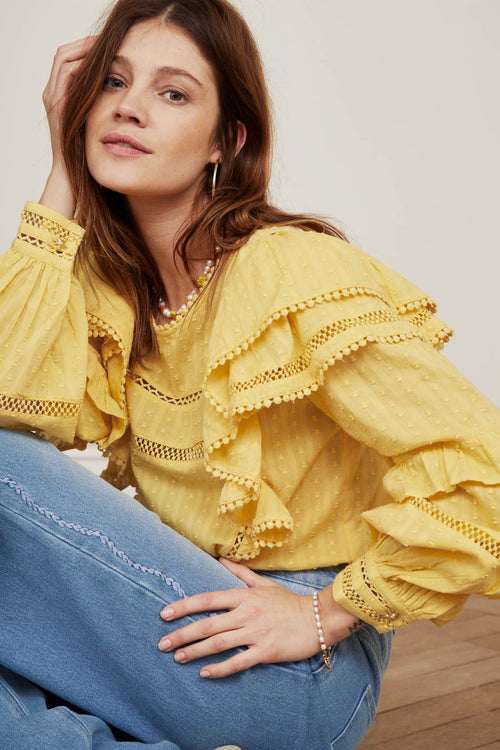Katie Top | Mellow Yellow