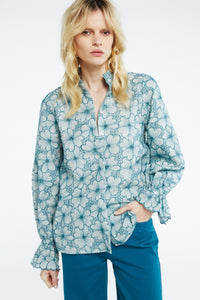 Benoit Blouse | Cream White/Tasty Te