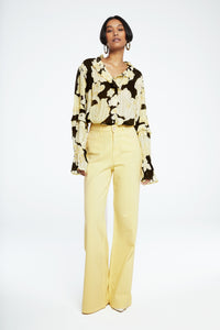 Ferdi Blouse | Black/Lemon Sorbet