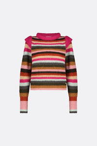 Rainbow Pullover | Mountain Green/Orang