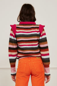 Rainbow Pullover | Mountain Green/Orang