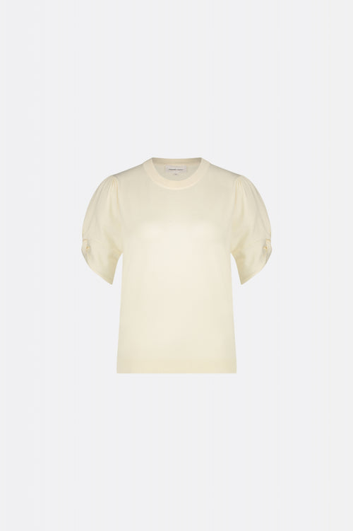 Molly Twist Pullover | Cream White