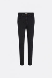 Eva Slim Embro Trousers - 32L | Black