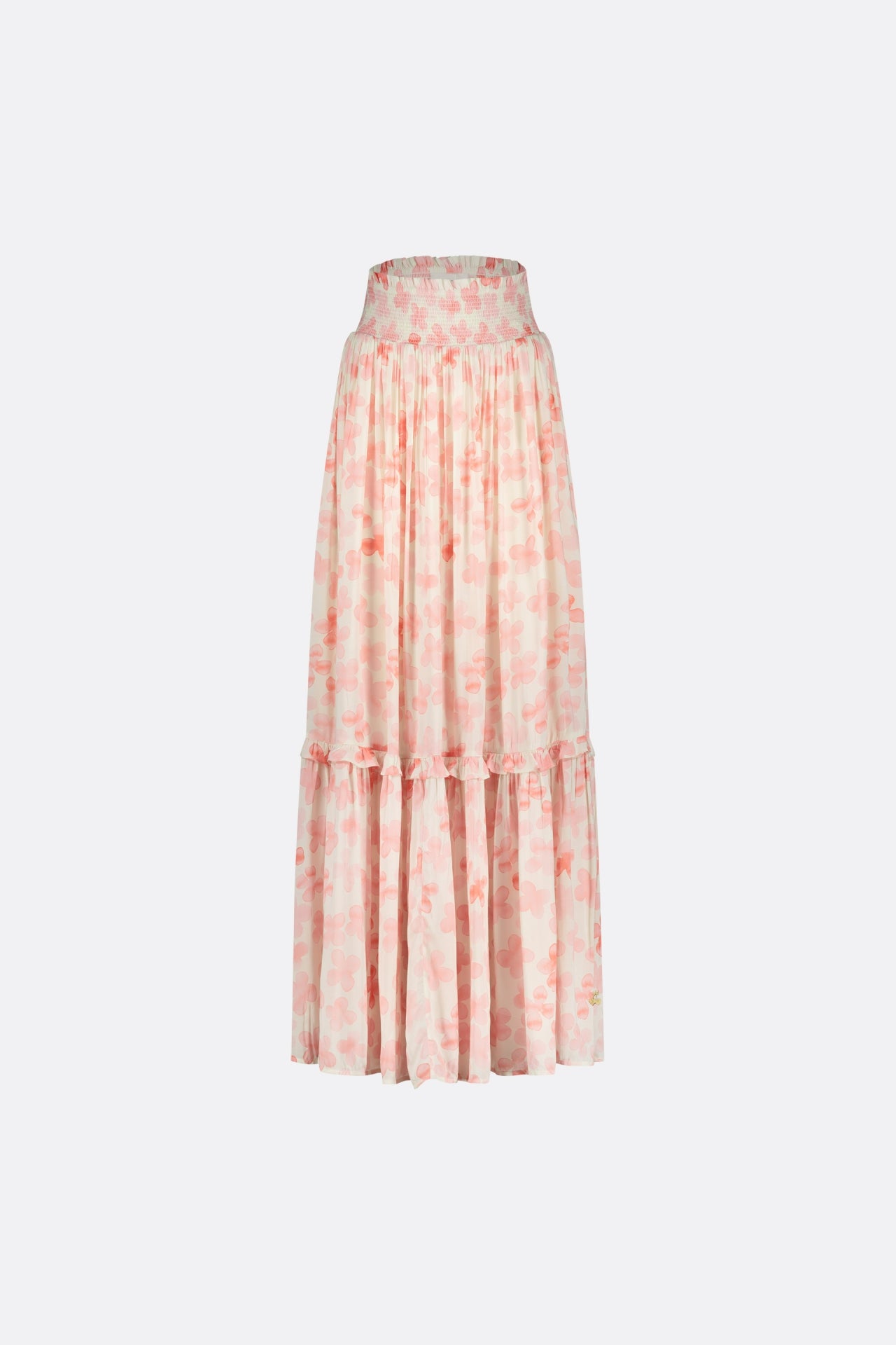 Maleva skirt | Cream White/Pink Gra