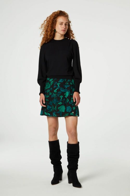 Molly Balloon Pullover | Black