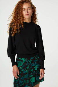Molly Balloon Pullover | Black