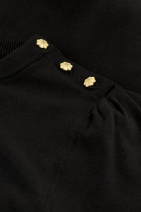 Molly Balloon Pullover | Black