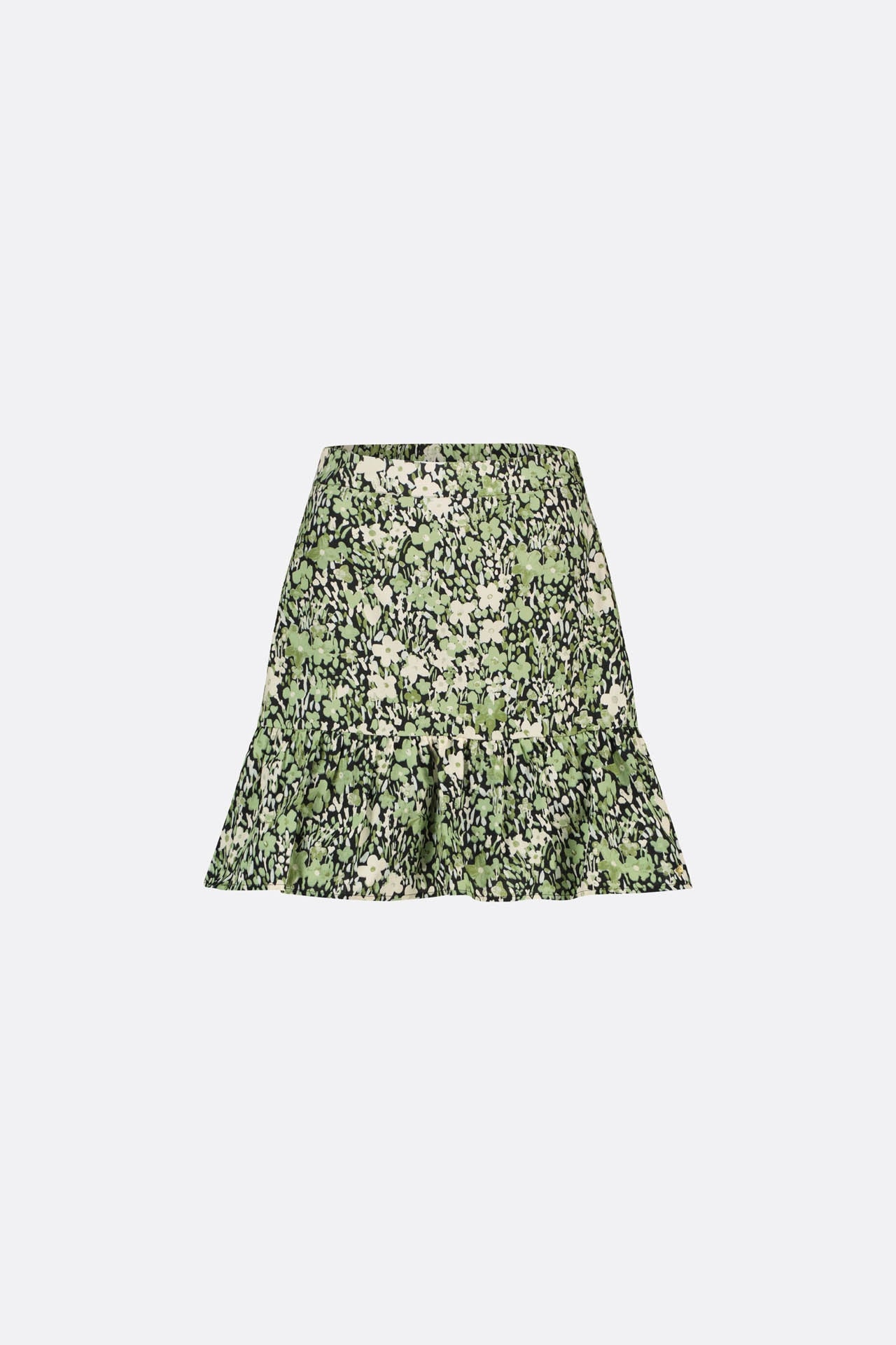 Tilly Skirt | Black/Moss