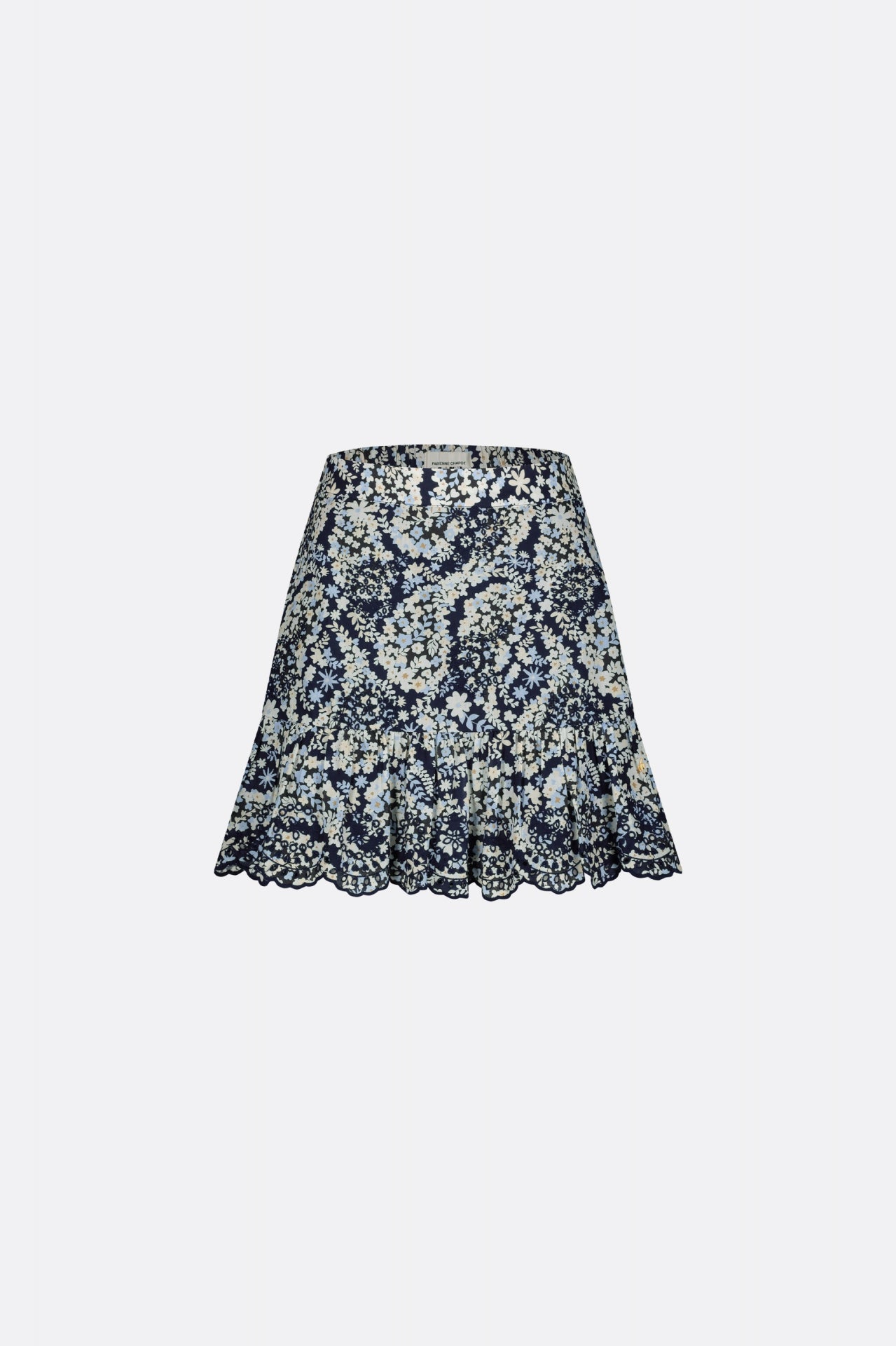 Tilly Skirt | Navy/Warm White
