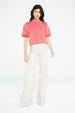 Jana sweater short sleeve | Pink Papaya