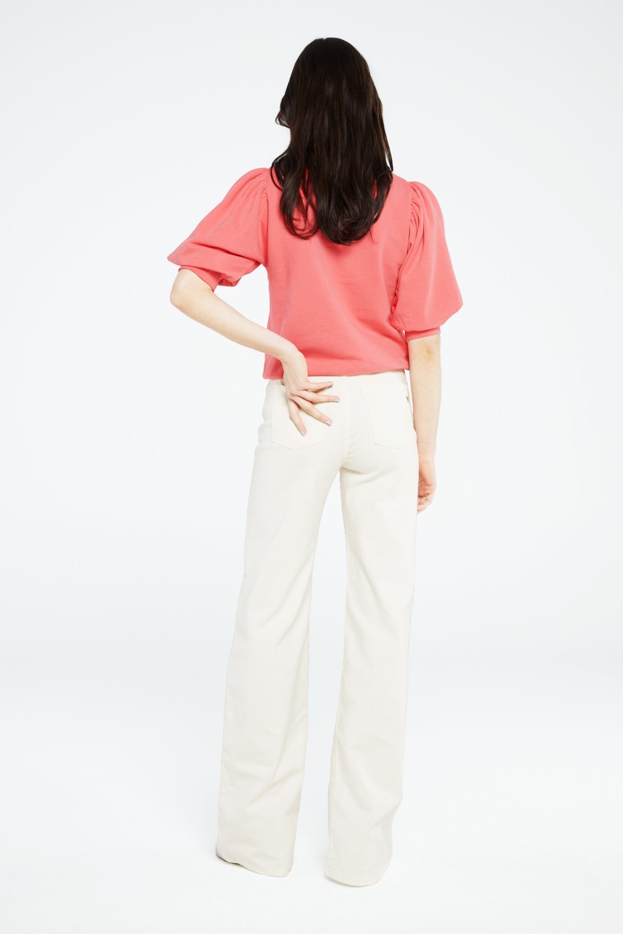 Jana sweater short sleeve | Pink Papaya