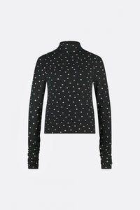 Jade Top | Black/Cream White
