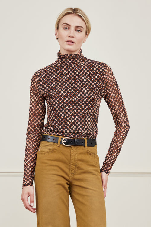 Jane Top | Black/Crazy Clay
