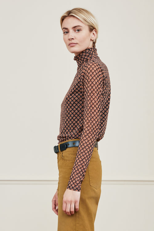 Jane Top | Black/Crazy Clay