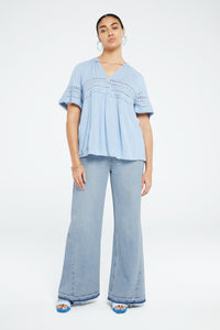 Alazza Top | Summer Blue