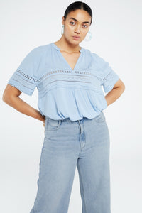 Alazza Top | Summer Blue