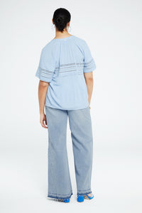 Alazza Top | Summer Blue