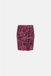 Jessy Skirt | Black/Jazzy Pink
