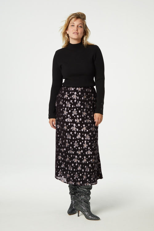 Lydia Skirt | Black/Silver