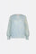 Cliff Ruffle Top | Cream White/Riad Blu