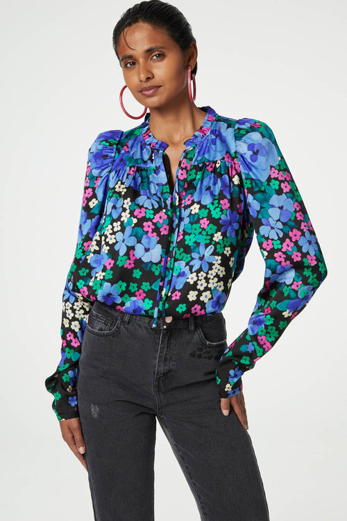 Didi Top | Black/Feeling Green