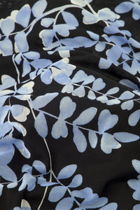 Johanna Top | Black/Cornflower Blu