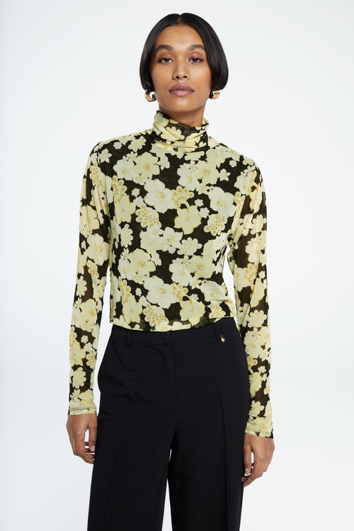 Jane top | Black/Lemon Sorbet