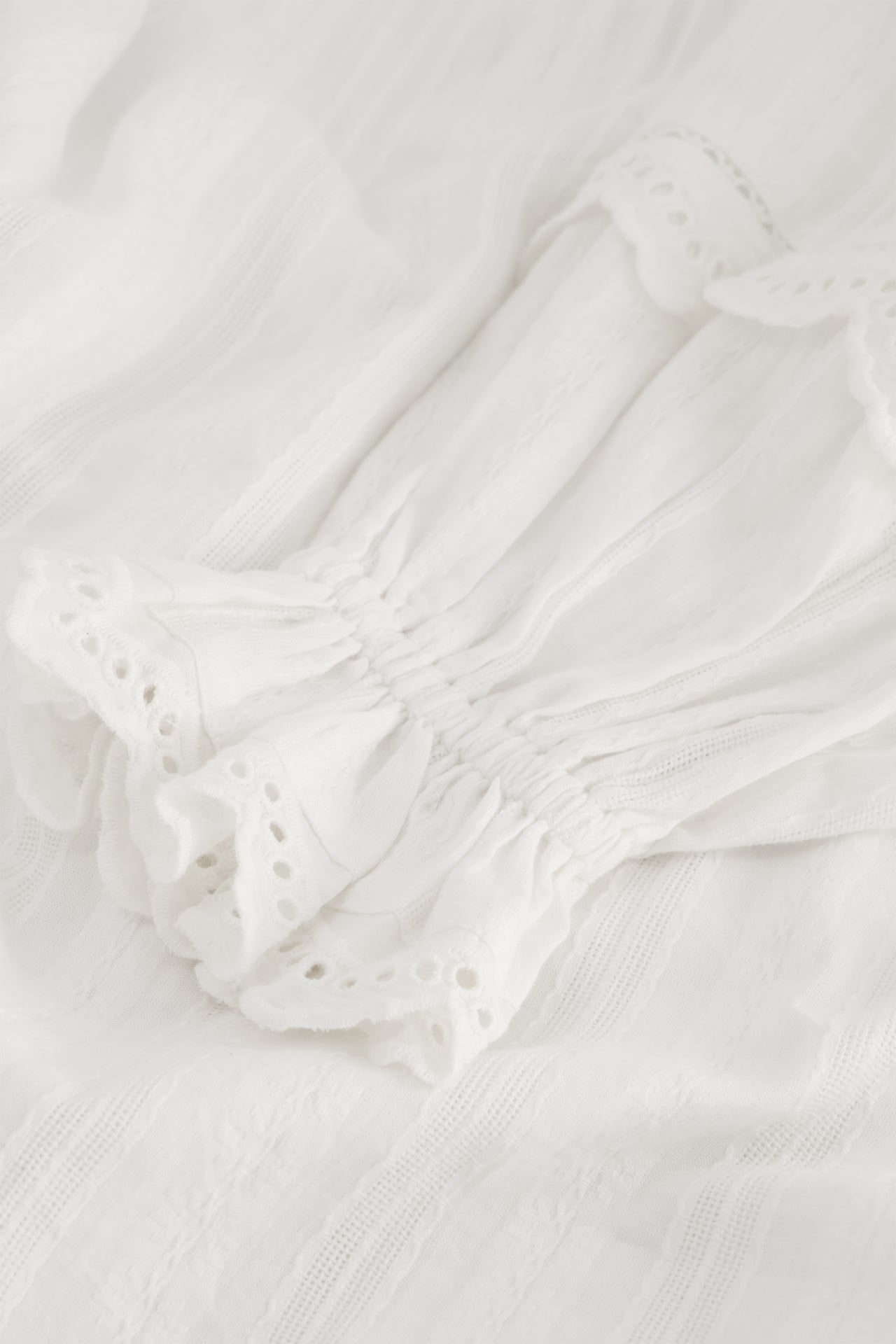 Lucia Short Sleeve Top | Cream White
