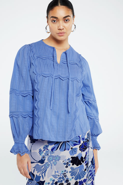 Lucia Top | Riad Blue