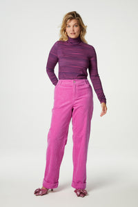 Virgi Trousers | Bubble Gum Pink