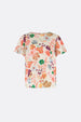 Elle Top | Cream White/Pink Ber
