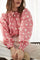 Lucky Pop Blouse | Pink Beret/Cream whi