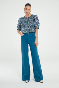 June SS Blouse | 4615-1003-GRP